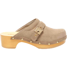 Scholl Beige Tofflor & Sandaler Scholl Pescura Clog 50 - Beige/Honey