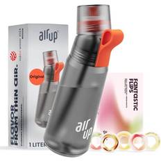 Air Up Twist Pro Starter Set Flasche 1l Charcoal Grey Wasserflasche