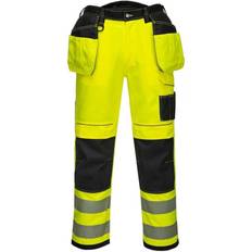 Vision hantverksbyxa T501, Varsel Gul/Svart (30)