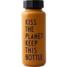 Handwash Thermoses Design Letters Insulated Mustard Thermos 0.5L