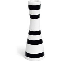 Kähler Omaggio Black Candlestick 16cm