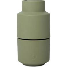 Silicone Spice Mills CrushGrind Billund Sage Salt Mill, Pepper Mill 12cm