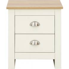 GFW Lancaster 2 Drawer Bedside Table 39.5x45cm