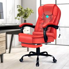 Office chair ELFORDSON Massage Executive Red Office Chair 112cm