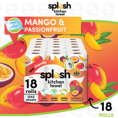 Towels Splesh Eco-Friendly Towels 3-Ply XL 18 Rolls Kitchen Towel