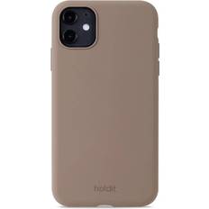 Holdit Silicone Case for iPhone 11/XR Mocha Brown