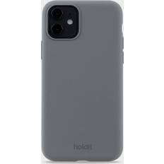 Holdit Apple iPhone XR Mobilskal Holdit Silicone Case for iPhone 11/XR Space Gray