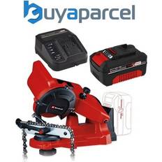 Chainsaw Sharpeners Einhell 18V Cordless Chain Sharpener Power X-Change 4Ah Battery Charger