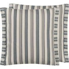 Burlington Stripe Charcoal Kudde 43x43 cm