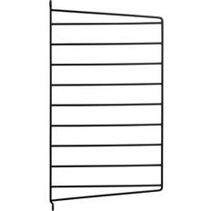 String Wall Panel Black Shelf 2pcs