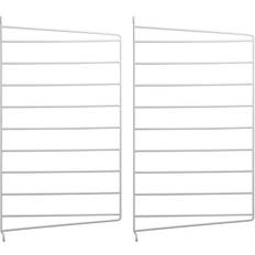 String Wall Panel White Shelf 2pcs