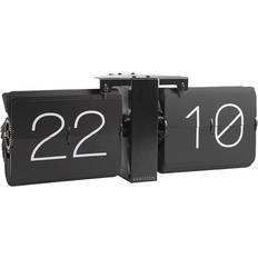 Karlsson No Case Flip Black Wall Clock 36cm