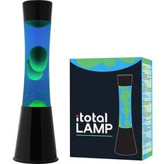 iTotal Lava Lampe Blå Og Grøn 40 cm Bordlampe