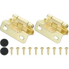 Hinges Uxcell Self-Closing Semi-Overlay Cabinet Hinges 2 Pcs