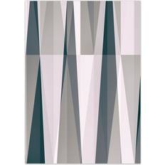 Mono Triangles Abstract Original Graphic Print 30cm H x 21cm W x 1cm D