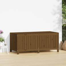 Chests Ebern Designs Garden Light Brown 64cm H x 147cm W x 68cm D Chest