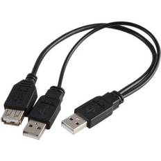 Lead USB2.0 A Male to USB a Female 0.2m Cable