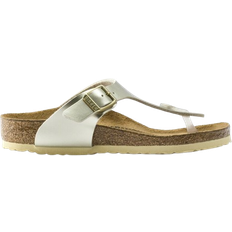 Birkenstock Kid's Gizeh Sandals - Electric Metallic Gold