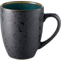 Sort Kopper & Krus Bitz Gastro Black/Green Mug 30cl