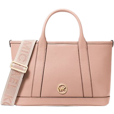 Michael Kors Luisa Small Pebbled Leather Satchel - Pink