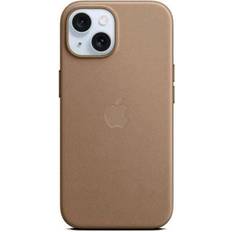 Apple FineWoven Case with MagSafe for iPhone 15 Taupe