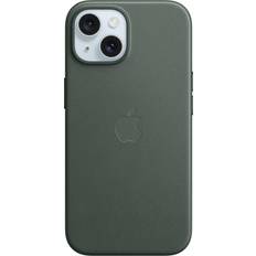 Apple FineWoven Case with MagSafe for iPhone 15 Evergreen