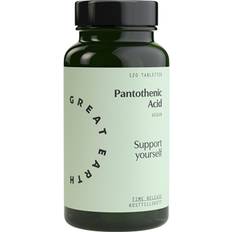 Great Earth Pantothenic Acid Tabletter 120 stk