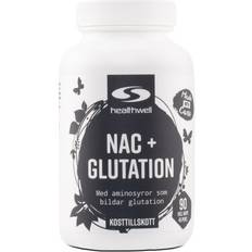 Healthwell NAC+Glutation 90 Kapsler 90 stk