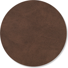 Lind DNA Nupo Circle dark brown Coaster 10cm