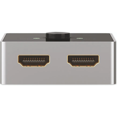 Cables Goobay HDMI-HDMI F-F Adapter Grey