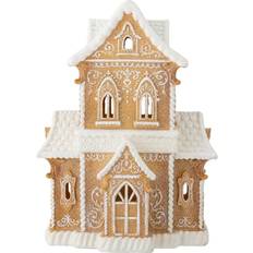 Bloomingville Honningkagehus Med Lys Polyresin Dekorationsfigur