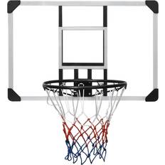 vidaXL Basketbalbord 90x60x2,5 cm polycarbonaat transparant
