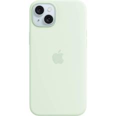 Mobiltillbehör Apple Silicone Case with MagSafe for iPhone 15 Plus Soft Mint