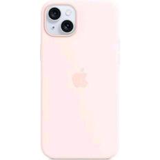 Apple Silicone Case with MagSafe for iPhone 15 Plus Light Pink
