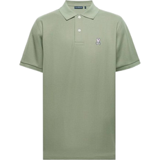 Psycho Bunny Mens Classic Pique Polo Shirt - Sea Spray Green