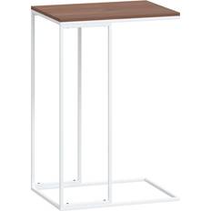 vidaXL Side White/Brown Small Table 30x40cm