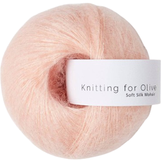 Mohair yarn Knitting For Olive Soft Silk Mohair Poppy 225m