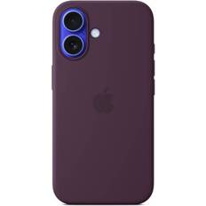 Apple Silicone Case with MagSafe for iPhone 16 Plus Plum
