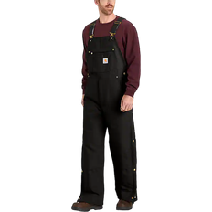 Carhartt Loose Fit Firm Duck Insulated Bib Overall - Black