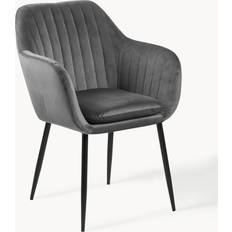Actona Emilia Dark Grey Kitchen Chair 83cm