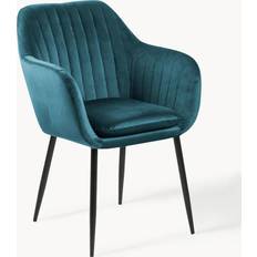 Actona Emilia Petrol Kitchen Chair 83cm