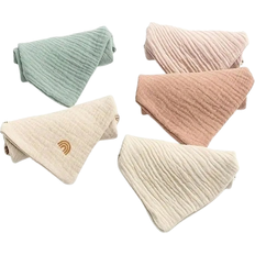 Shein Baby Muslin Washcloths Set 5-pcs Rainbow