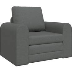 vidaXL Gulv Seng 2-i-1 Mørk Grå 98x71x83 cm Sofa 2 personers