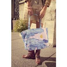 Tote Bag & Shopper tasker Maanesten Moonshine Rose Big Canvas Totebag - Blå