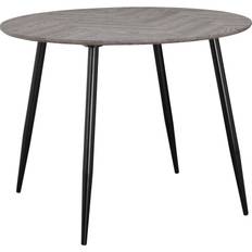 Loft24 Ø100 4 Personer Oak Look White Spisebord