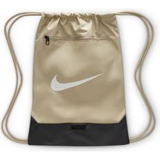 Gröna Gymnastikpåsar Nike Brasilia 9.5 Gymsack Övriga Väska Desert - Khaki/Black
