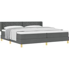 200 cm - Aftageligt stof Kontinentalsenge vidaXL Boxspring Seng Med Madras 200 x 200 cm Kontinentalseng