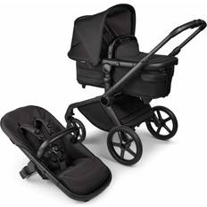 Barnevogne Bugaboo Black Moonlight Fox 5 Complete Noir Limited Edition