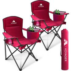 Folding Camping Chairs 2 Pack