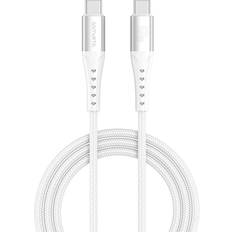 USB-C to USB-C Kabel 60W 1.5 m Hvid